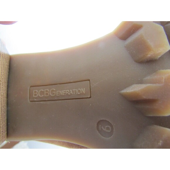 BCBGeneration Paloma Ankle Boot NWOB Fashion Brown Suede Sherpa Lining Womens 9 - Picture 11 of 12